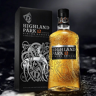 Highland Park 高原骑士 12年 维京荣耀 单一麦芽 苏格兰威士忌 40%vol 700ml 单瓶装