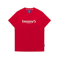 saucony 索康尼 START/乐趣跑系列 男子运动T恤 379929100108 深红 S