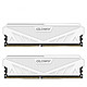  GLOWAY 光威 天策系列-皓月白 DDR5 5200MHz 台式机内存条 32GB(16Gx2)套装　