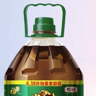 福临门 家香味 非转基因 浓香压榨菜籽油 6.38L
