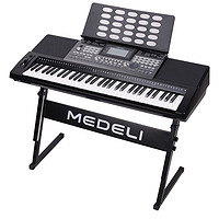 美得理 电子琴 A850考级电子琴 演奏专业成人61键电子琴键盘 黑色 A850