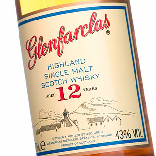 glenfarclas 格兰花格 雪莉桶 单一麦芽 苏格兰威士忌 43%vol 1L