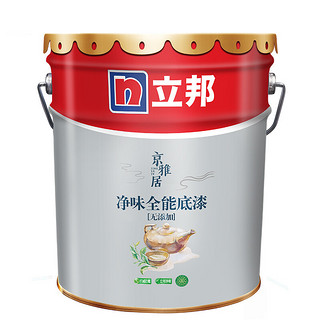 立邦 京雅居 墙面漆套装 金装净味五合一乳胶漆18L*2+净味全能底漆18L 白色