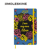 MOLESKINE 意大利  Frida Kahlo艺术家2023年12个月大型蓝色周记本 艺术插画设计手账本