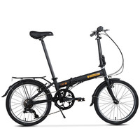 DAHON 大行 折叠自行车 KBA061 消光黑 6速 20英寸