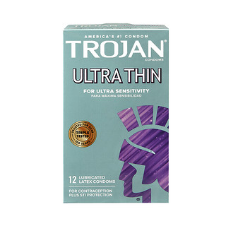 TROJAN ULTRATHIN 超薄型安全套 12只装