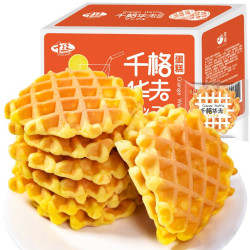 零趣 千格华夫饼整箱 400g