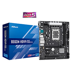 ASRock 华擎 B660M-HDVP/D5 R2.0 M-ATX主板（Intel B660、LGA1700）