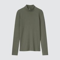 UNIQLO 优衣库 女装 罗纹高领T恤(“搭配叠穿” 长袖 秋冬) 445629