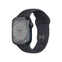 Apple 苹果 Watch Series 8 智能手表 41mm 午夜色铝金属表壳 午夜色