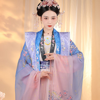 SHANGYUNXI 裳云兮 宋制汉服 清平乐 女士齐腰上襦吊带霞帔