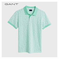 GANT甘特男士复古印花休闲简约舒适纯棉短袖POLO衫