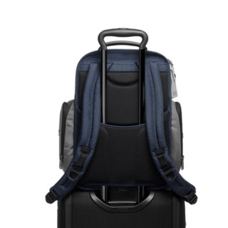 TUMI 途明 男士弹道尼龙双肩包 02603580NVYGY3 海军蓝拼灰色 中号