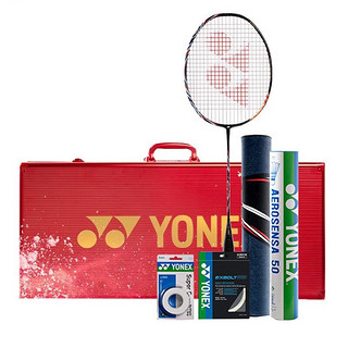 YONEX 尤尼克斯 ASTROX天斧系列 天斧AX100ZZ 羽毛球拍套装 黑红色 单拍