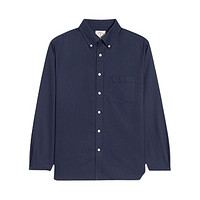 Brooks Brothers 布克兄弟 男士长袖衬衫 BB100189 藏青色 2XL