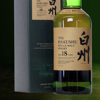 THE HAKUSHU 白州 18年 单一麦芽 日本威士忌 43%vol 700ml