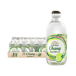 Chang 象牌 泰国进口Chang苏打水泰象青柠味325ml*24无糖气泡水碳酸饮料调酒