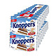 Knoppers 优立享 德国knoppers进口零食牛奶榛子巧克力威化饼干250g*2条咖啡下午茶
