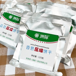ZHOUJIFOOD 洲际 压缩饼干 香葱味 125g*3包