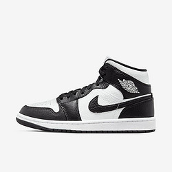 NIKE 耐克 Air Jordan 1 d AJ1中帮黑白熊猫  DR0501-101