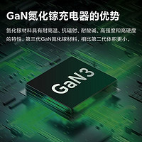 ZMI 紫米 35W双C口PD协议快速充电器氮化镓GaN3双口兼容可折叠