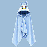 Disney 迪士尼 宝宝大浴巾全棉吸水柔软新生婴儿童洗澡巾浴巾卡通带帽披风斗篷