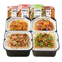 莫小仙 自热米饭 4盒混搭 菌菇牛肉+川式腊肉+外婆菜炒蛋+回锅肉