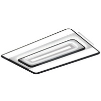  Lighting 雷士 NVC  皓影系列 EXND9685/36S LED客厅吸顶灯 哑白+哑黑