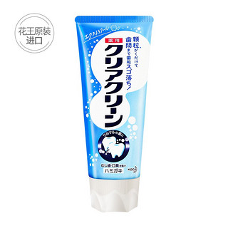 Kao 花王 日本进口牙膏含颗粒120g 固齿护牙龈清洁口腔清新口气 激爽薄荷