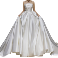 MTF/满庭芳 女士婚纱 S6288 拖尾款 白色 L