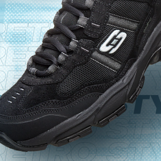 SKECHERS 斯凯奇 Vigor 2.0 男子休闲运动鞋 51241/BBK 全黑色 40