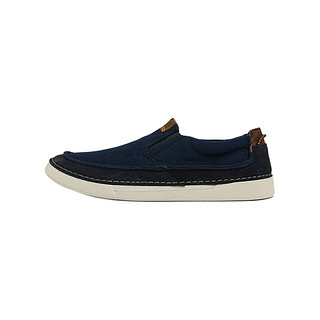 Clarks 其乐 男士布鞋 261646497 海军蓝色 39.5