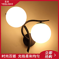 Yeelight 易来 现代简约双头壁灯卧室床头灯创意客房阳台走廊灯过道楼梯餐厅壁灯