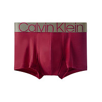 卡尔文·克莱 Calvin Klein 炫光引力带系列 男士平角内裤 NB2540-XJU 暗红色 M