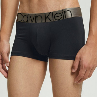 卡尔文·克莱 Calvin Klein 炫光引力带系列 男士平角内裤 NB2540-UB1 黑色 XL