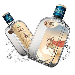 XIJIU 习酒 缔造者白酒 至尊宝小瓶酒42度浓香型 优级酒 100ml*24瓶 整箱装