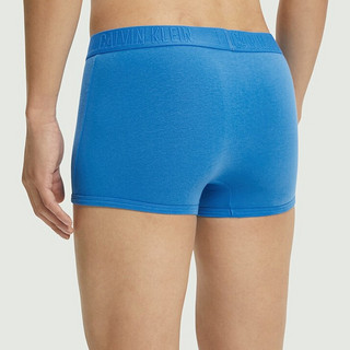 卡尔文·克莱 Calvin Klein 男士平角内裤套装 NP2049O 2条装(深蓝色+蓝色) S