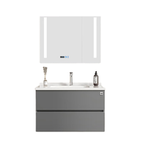  顾家家居 KUKA G-06225 智能浴室柜组合 法式灰 80cm