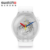 swatch 斯沃琪 瑞士手表  BB果冻 潮流简约石英男女表SO27E100