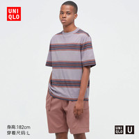 UNIQLO 优衣库 男装 条纹T恤(短袖) 447582