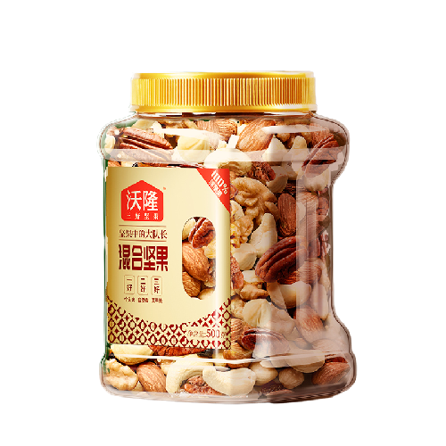 今日必买、看球季：沃隆 每日坚果 500g/罐 混合坚果B款（含开心果）