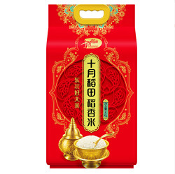 SHI YUE DAO TIAN 十月稻田 [2023年新米]十月稻田稻香米10kg原粮稻花香2号20斤东北大米粳米 1件装
