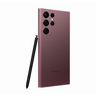 三星SAMSUNG Galaxy S22 Ultra（S9080）大屏S Pen手写5G手机 绯影红 12GB+512GB