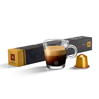 NESPRESSO 浓遇咖啡 浓缩咖啡系列 沃鲁托低因咖啡胶囊 10颗/条