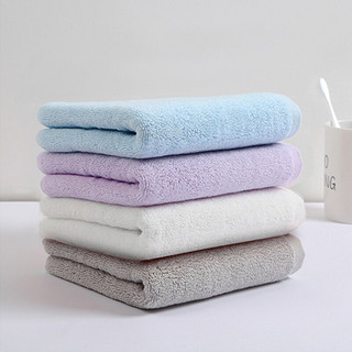 Z towel 最生活 春风系列 A-1210 毛巾 4条 30*58cm 65g 浅紫+浅蓝+白色+灰色