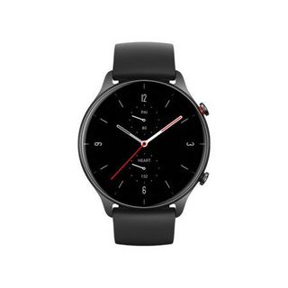 AMAZFIT 跃我 GTR 2e 智能手表 46.5mm 硅胶表带 曜石黑（血氧、GPS）