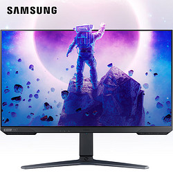 SAMSUNG 三星 27英寸 2K NanoIPS 165Hz  HDR400 1ms响应  旋转升降可壁挂 G52A 电竞显示器 S27AG524NC