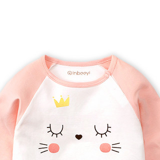 yinbeeyi 婴蓓依 儿童长袖T恤 小猫咪 130cm