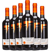 火地岛 中央山谷赤霞珠干型红葡萄酒 6瓶*750ml套装