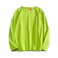 Rampo 乱步 男士圆领短袖T恤 A66 荧光绿色 XL